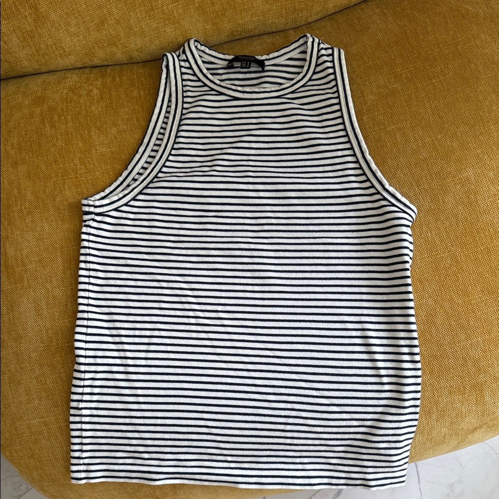 massimo dutti striped tank top